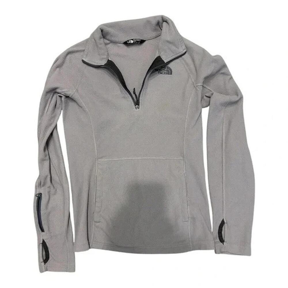 The North Face Women's XS Quarter Zip Fleece Lavender Purple Pullover Layering